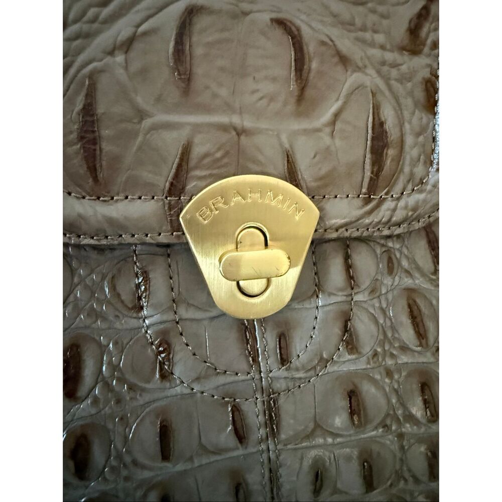 Brahmin Pecan Melbourne leather backpack - Picture 4 of 11
